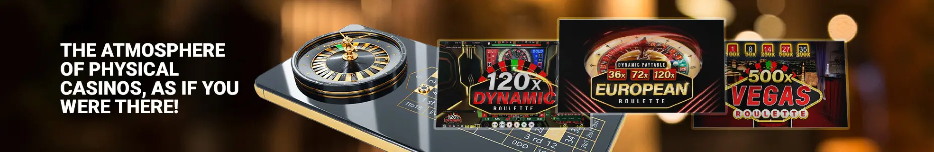 l'atmosphère authentique du GOLDENVEGAS CASINO