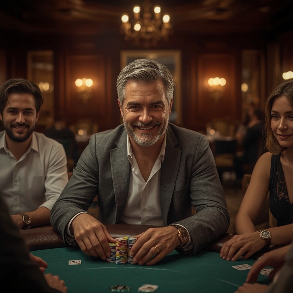 joueur chevronné au GOLDENVEGAS CASINO