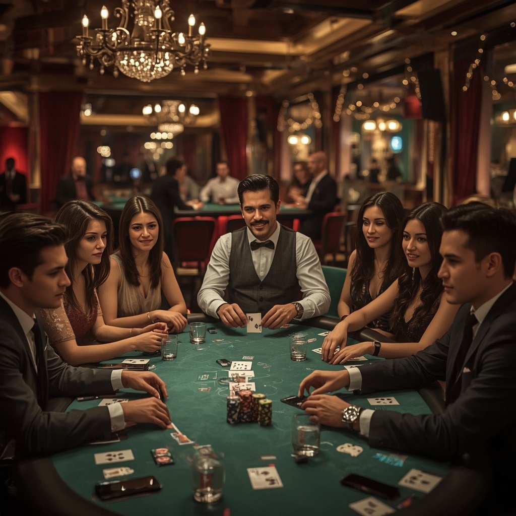 table de poker au GOLDENVEGAS CASINO