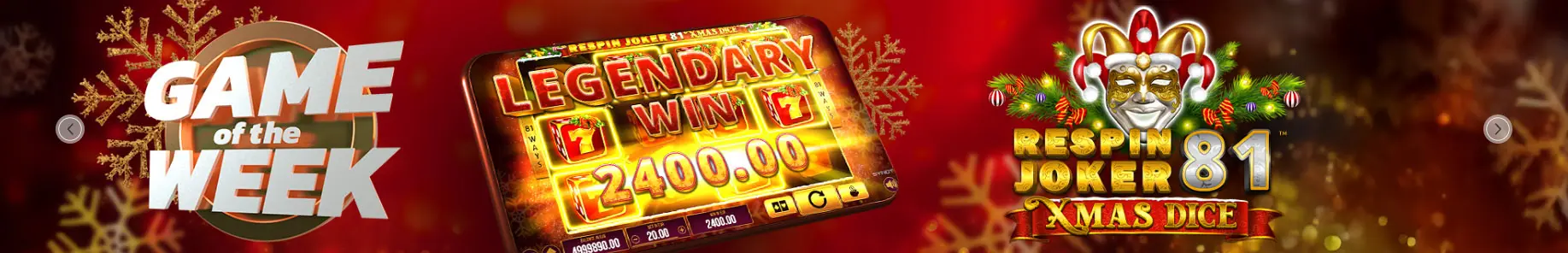 Grosse victoire au GOLDENVEGAS CASINO