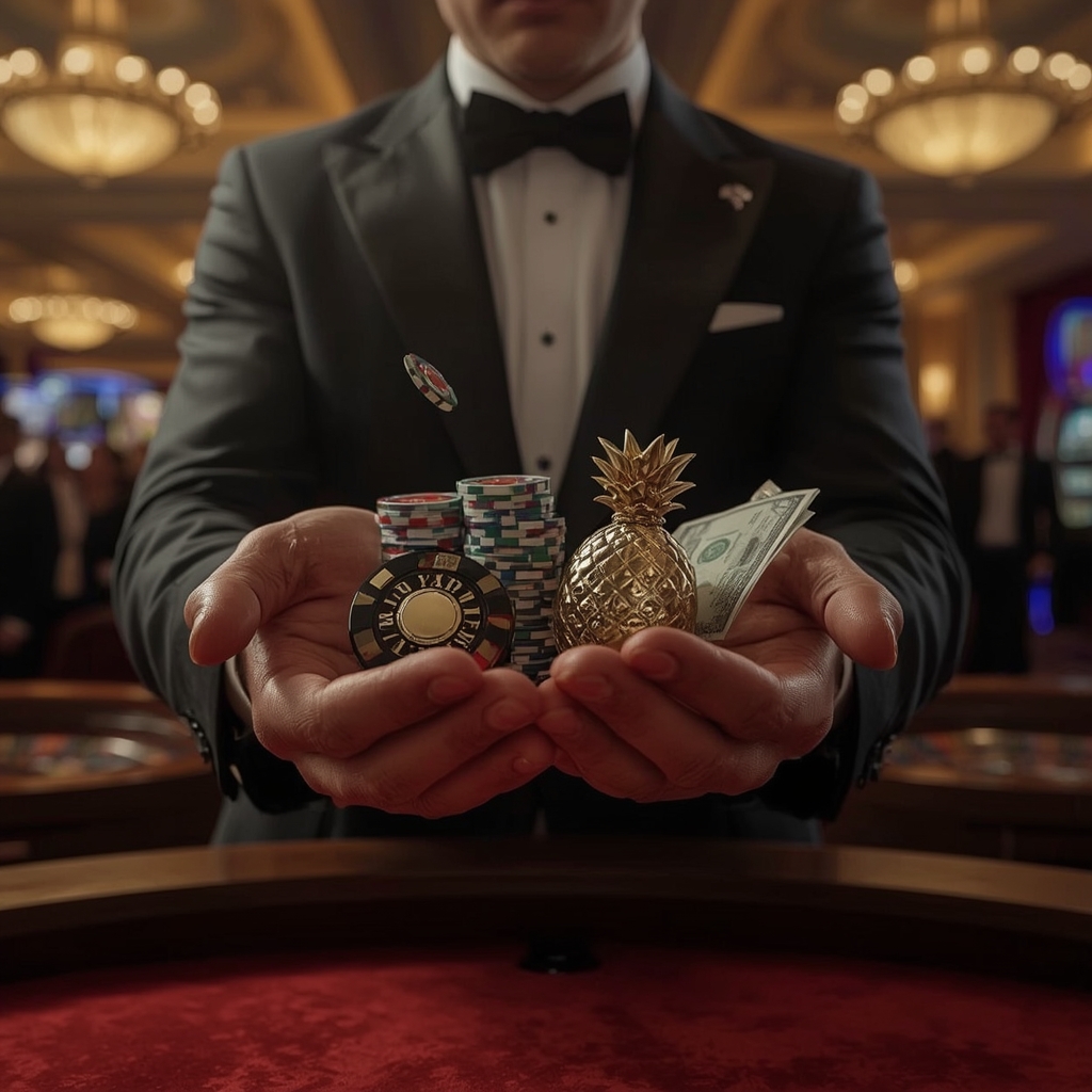 Bonus VIP tenu par un joueur du GOLDENVEGAS CASINO