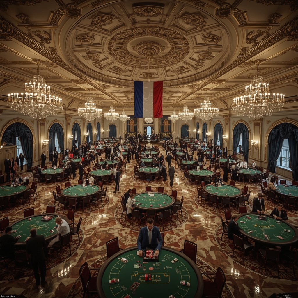 Casino VIP avec drapeau français GOLDENVEGAS CASINO