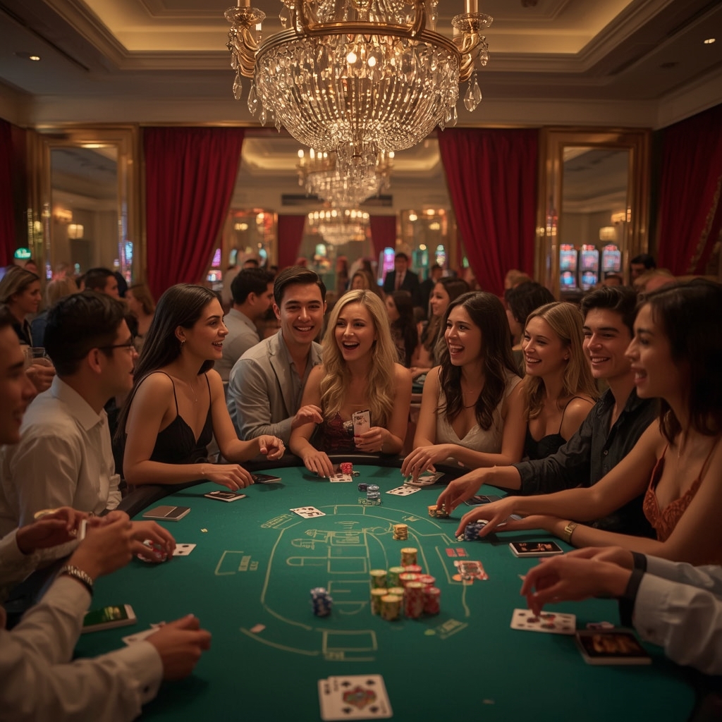 Table de blackjack au GOLDENVEGAS CASINO